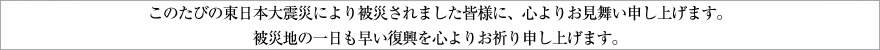 このたびの東日本大震災により被災されました皆様に、心よりお見舞い申し上げます。被災地の一日も早い復興を心よりお祈り申し上げます。関東天然瓦斯開発株式会社